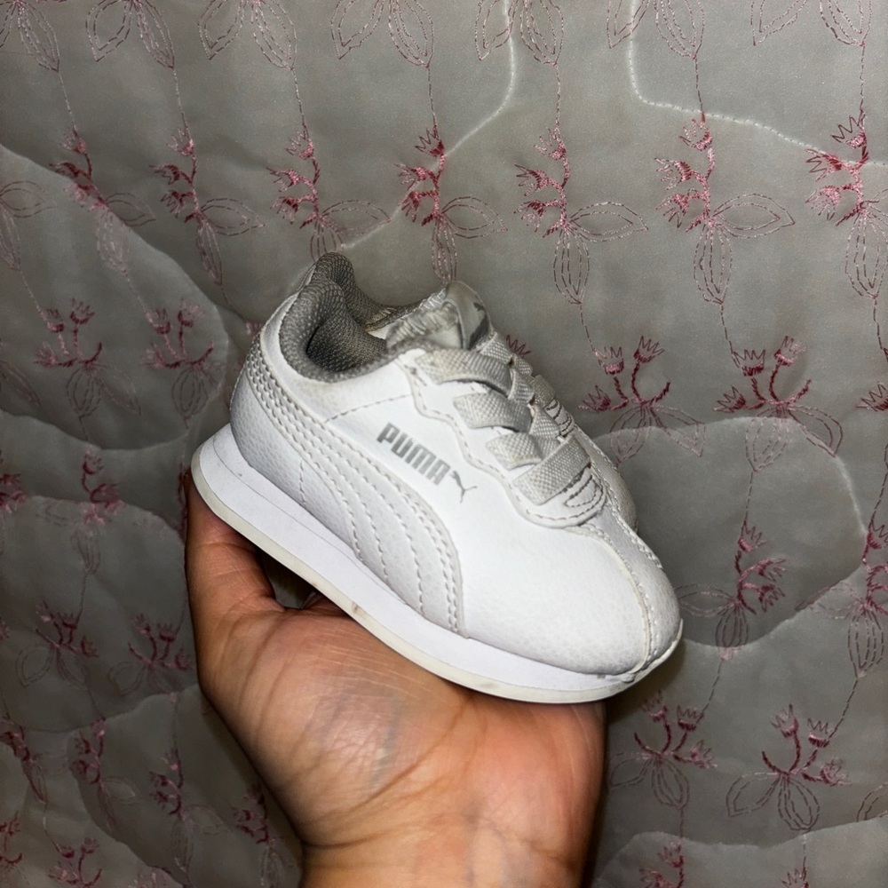 Puma Toddler White Sneakers